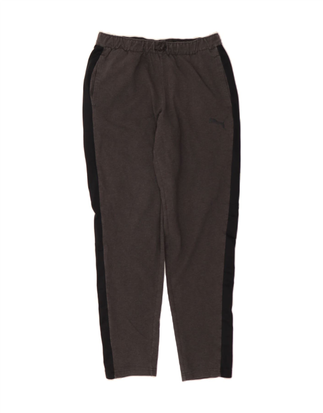 PUMA Womens Tracksuit Trousers Joggers UK 12 Medium Grey Colourblock Vintage Puma and Second-Hand Puma from Messina Hembry 