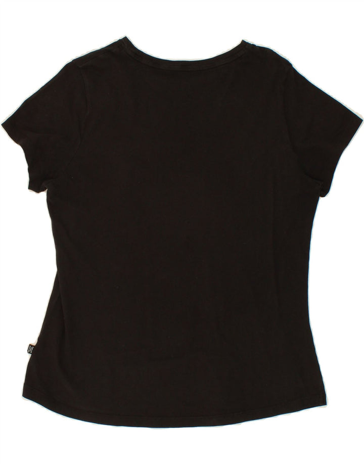 PUMA Womens Graphic T-Shirt Top UK 20 2XL Black Vintage Puma and Second-Hand Puma from Messina Hembry 