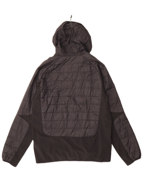 Under Armour Mens Graphic Padded Jacket UK 38 Medium Navy Blue Colourblock