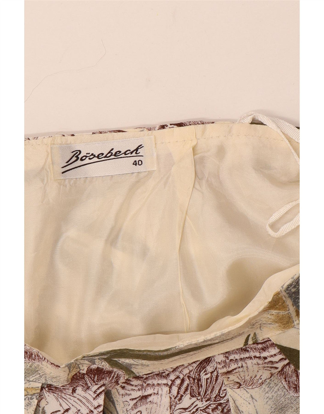 Vintage Womens Pleated Skirt EU 40 Medium W30  Multicoloured Floral