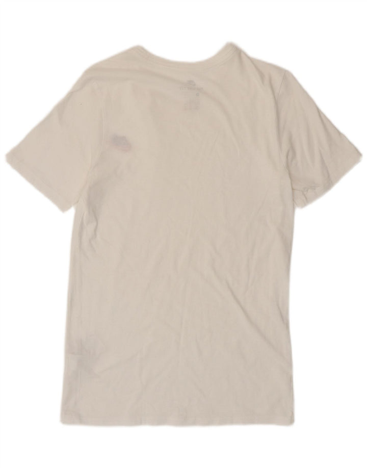 NIKE Mens Athletic Cut T-Shirt Top Small White Cotton