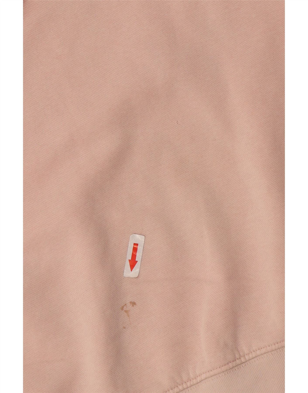 Nike Womens Crop Oversized Sweatshirt Jumper UK 10 Small Pink Cotton