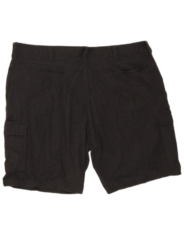 Wrangler Mens Cargo Shorts W44 2XL Black Cotton