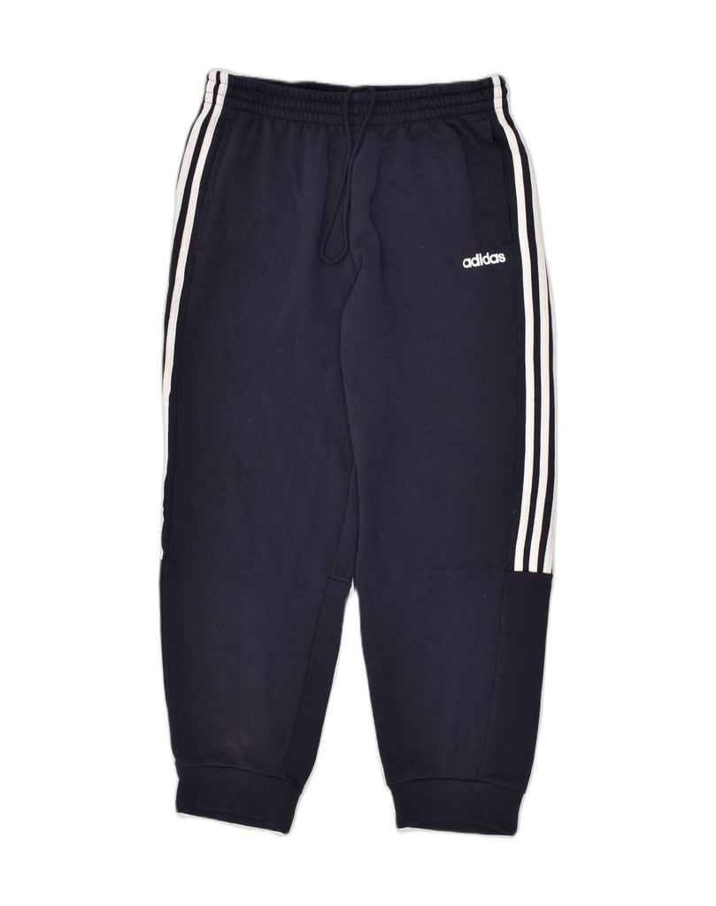 ADIDAS Mens Tracksuit Trousers Joggers Large Navy Blue Polyester | Vintage Adidas | Thrift | Second-Hand Adidas | Used Clothing | Messina Hembry 