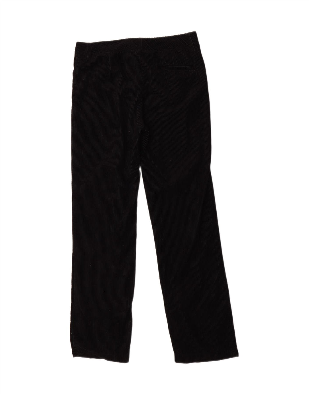 Toast Womens Straight Corduroy Trousers W30 L31 Black Cotton