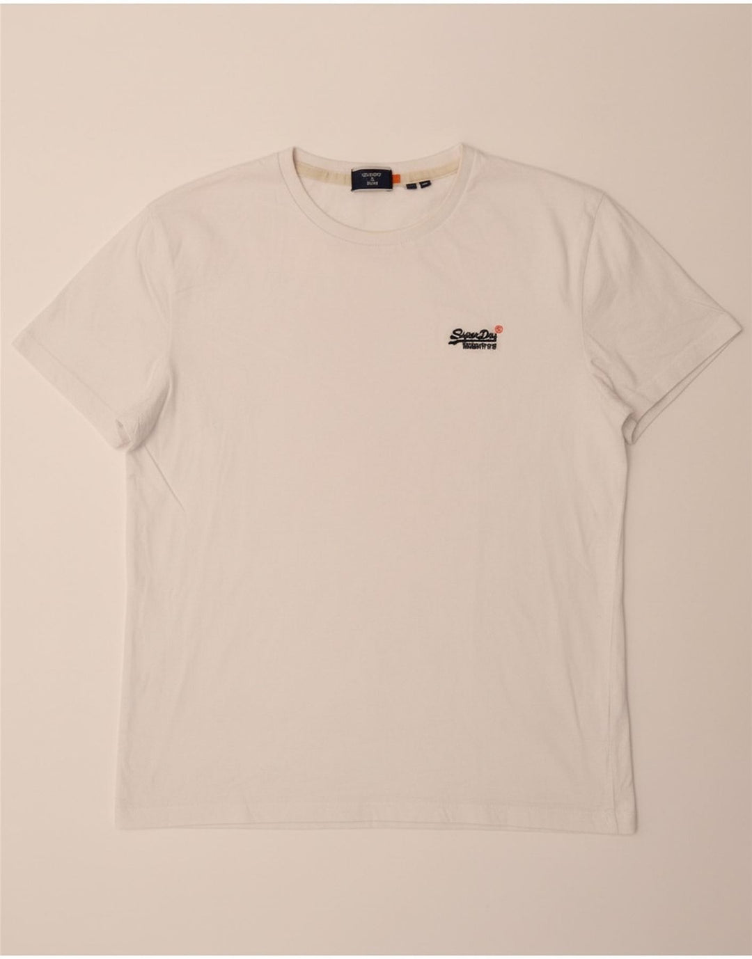 SUPERDRY Mens T-Shirt Top XL White Cotton Vintage Superdry and Second-Hand Superdry from Messina Hembry 