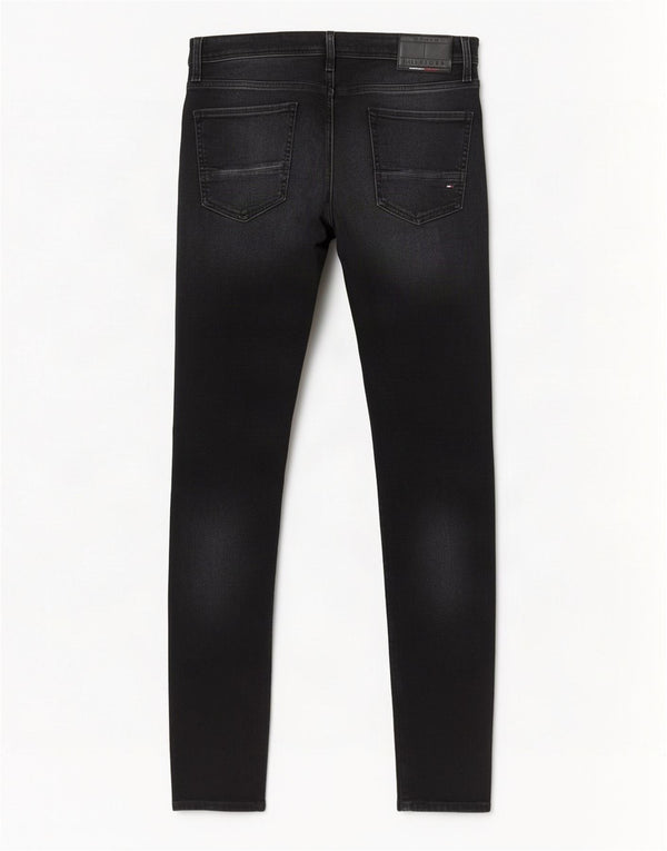 Tommy Hilfiger Mens Bleecker Slim Jeans W33 L32 Black Cotton