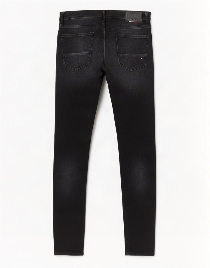 Tommy Hilfiger Mens Bleecker Slim Jeans W33 L32 Black Cotton