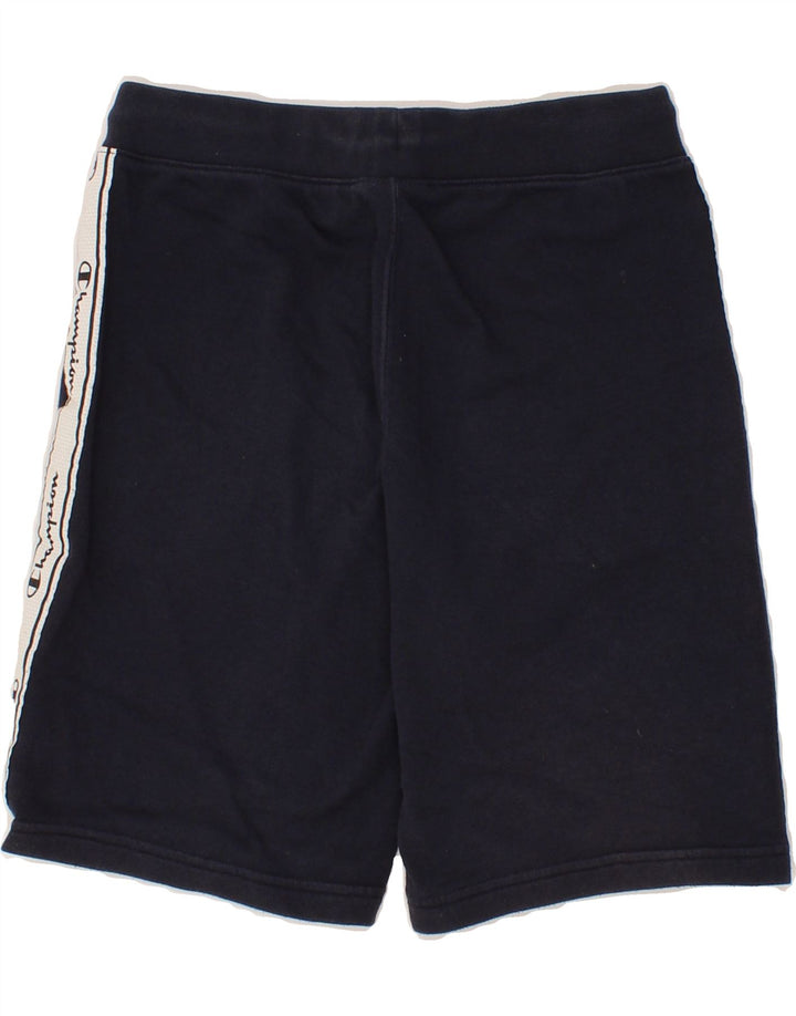 CHAMPION Boys Sport Shorts 11-12 Years  Large  Navy Blue Vintage Champion and Second-Hand Champion from Messina Hembry 