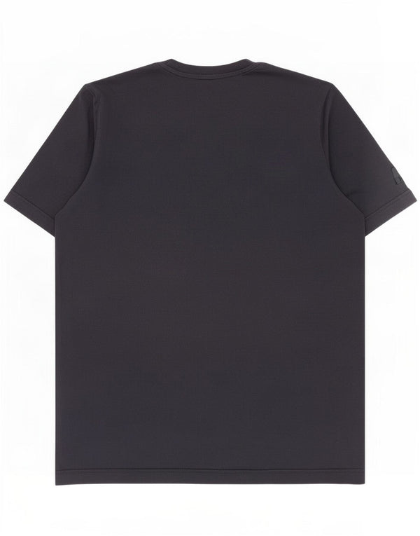 Adidas Mens Graphic T-Shirt Top Medium Navy Blue Cotton