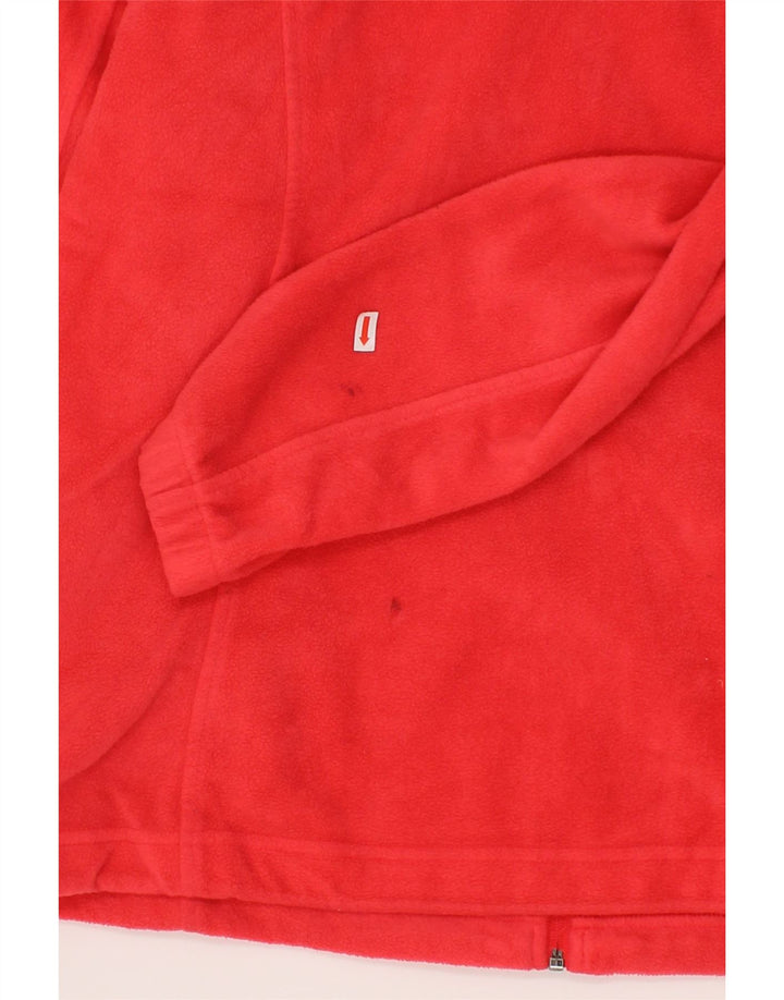 COLUMBIA Womens Fleece Jacket UK 18 XL Red Polyester Vintage Columbia and Second-Hand Columbia from Messina Hembry 