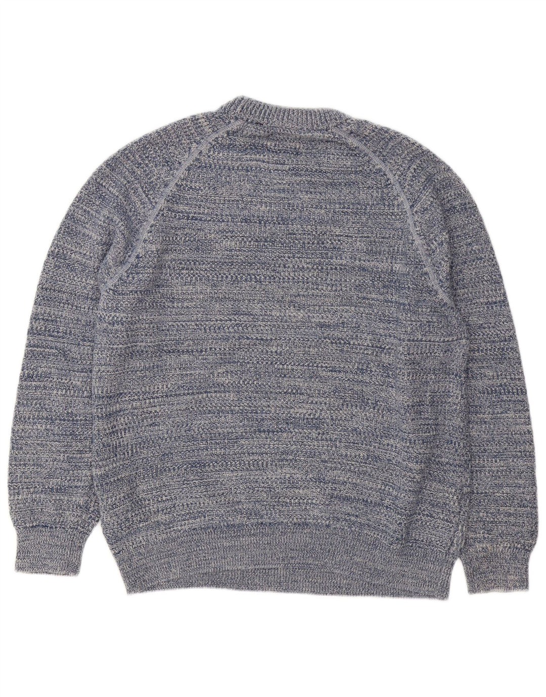 Superdry Mens Crew Neck Jumper Sweater Large Blue Striped Cotton