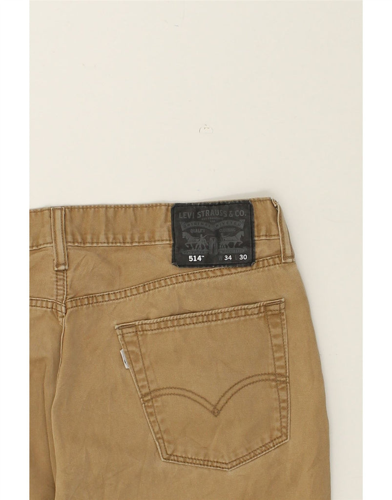 LEVI'S Mens 514 Slim Jeans W34 L30  Beige Cotton | Vintage Levi's | Thrift | Second-Hand Levi's | Used Clothing | Messina Hembry 