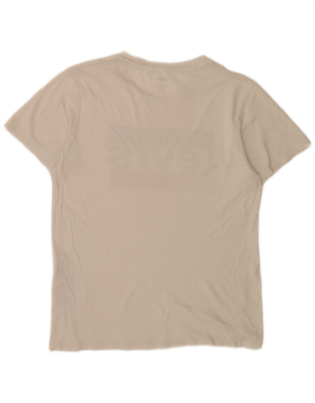 Levi's Mens Graphic T-Shirt Top Medium White Colourblock Cotton