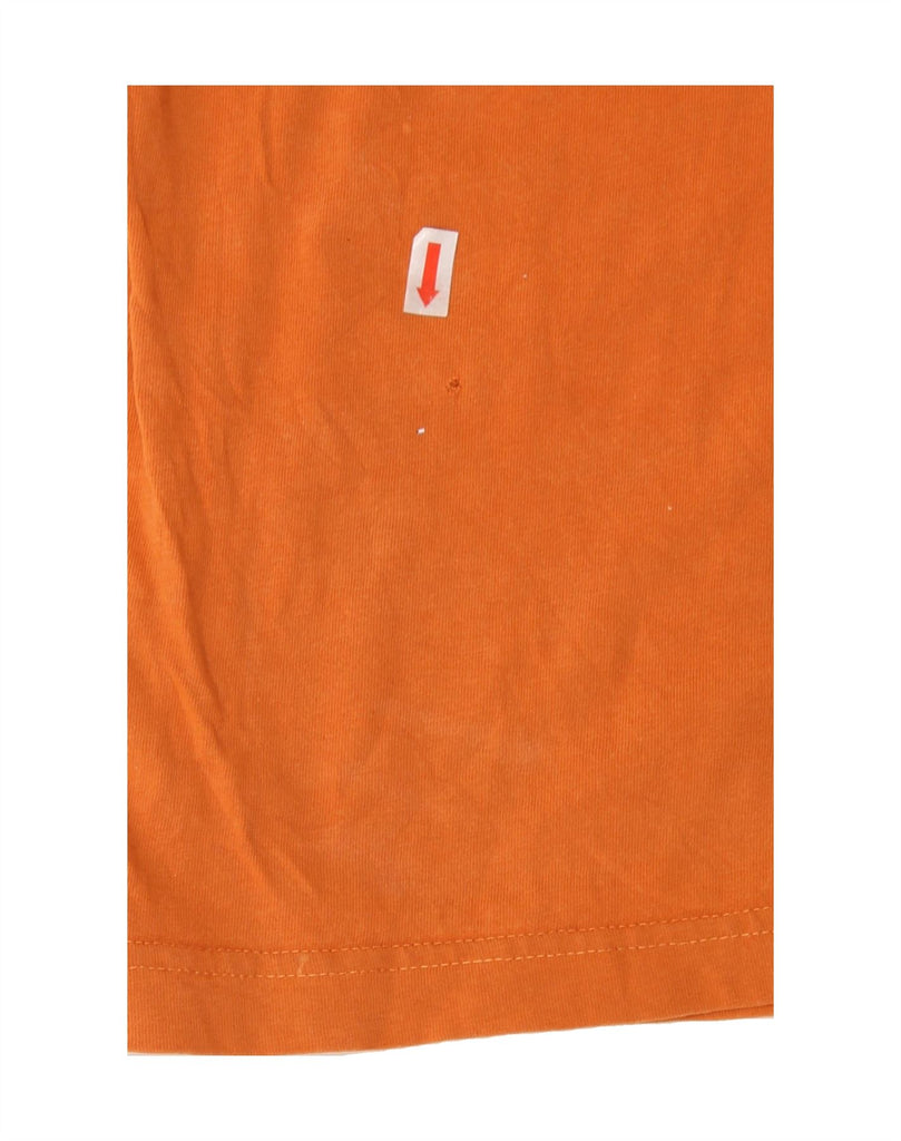 NORTH SAILS Mens Graphic T-Shirt Top XL Orange Cotton Vintage North Sails and Second-Hand North Sails from Messina Hembry 