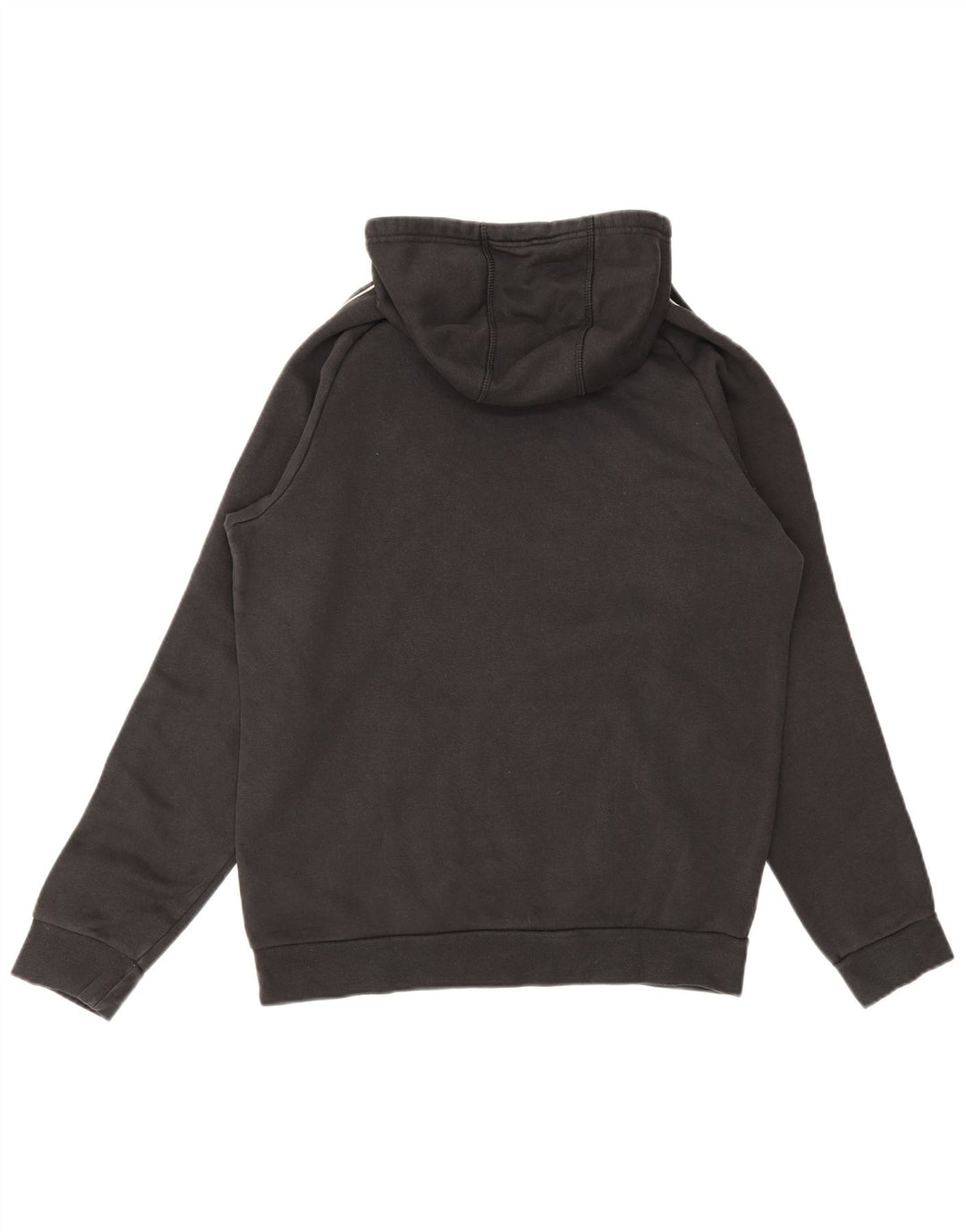 ADIDAS Mens Hoodie Jumper Medium Black Cotton
