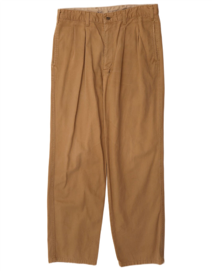 Dockers Mens Pegged Chino Trousers W33 L30 Beige