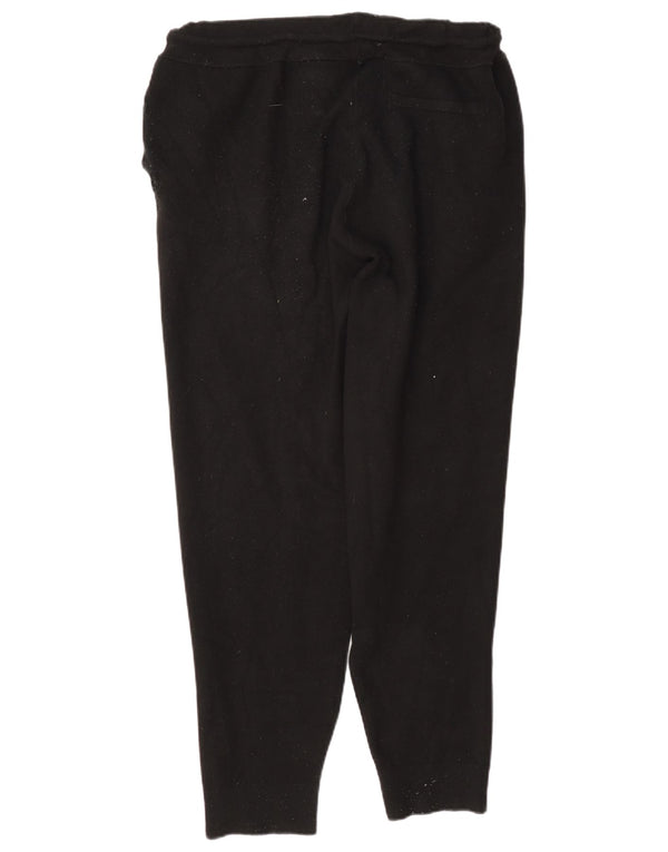 Zara Mens Tracksuit Trousers Joggers Large Black Viscose
