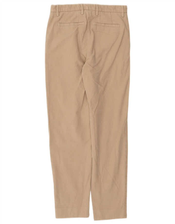 Ted Baker Womens Straight Suit Trousers W28 L29 Beige Cotton