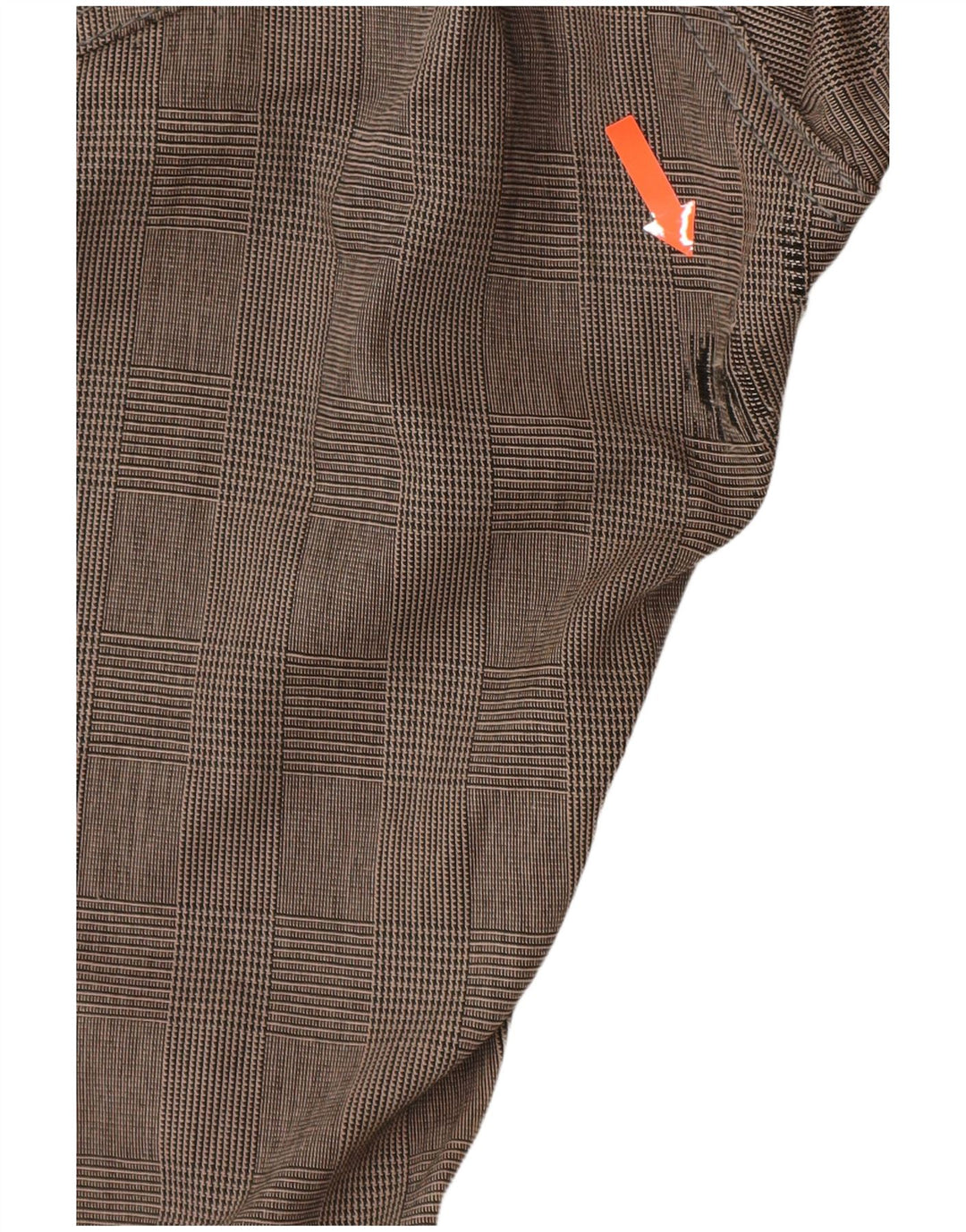 MURPHY & NYE Mens Straight Casual Trousers W33 L30 Grey Houndstooth