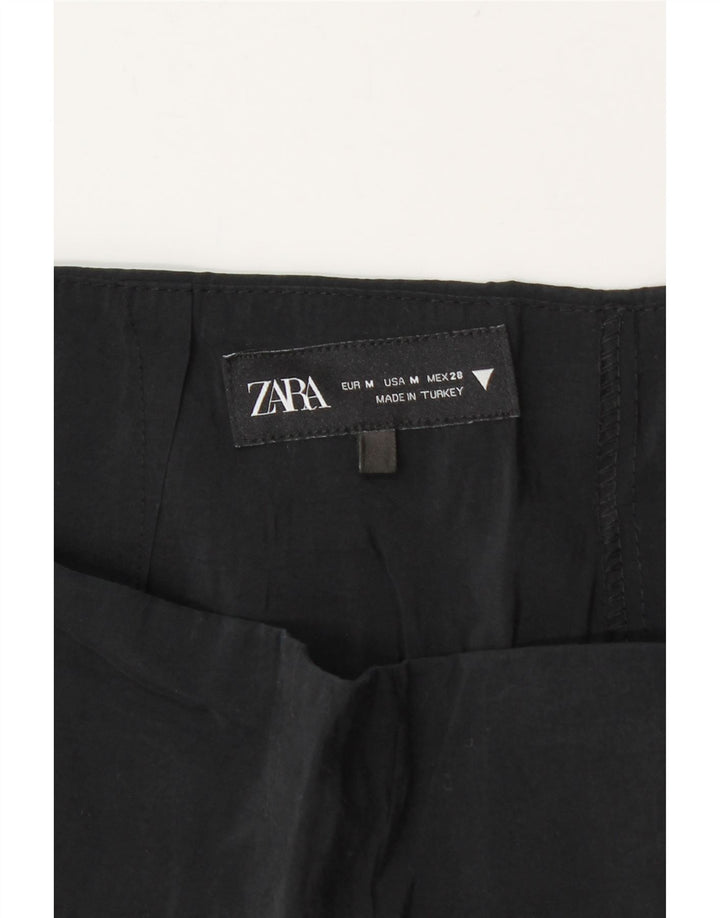 ZARA Womens Mini Skort UK 12 Medium  Black