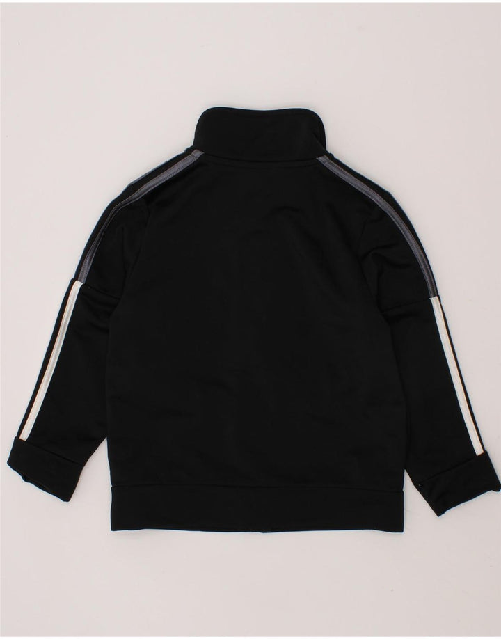 ADIDAS Baby Boys Graphic Tracksuit Top Jacket 18-24 Months Black Polyester Vintage Adidas and Second-Hand Adidas from Messina Hembry 
