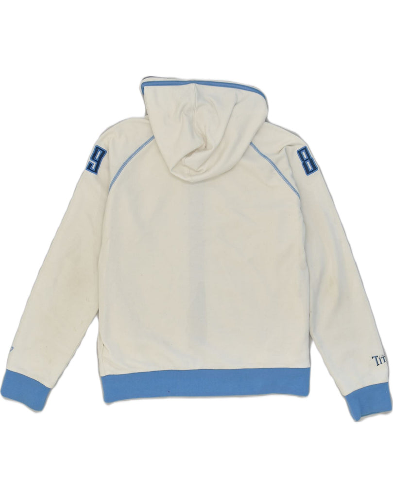 REEBOK Boys Zip Hoodie Sweater 11-12 Years White Cotton | Vintage Reebok | Thrift | Second-Hand Reebok | Used Clothing | Messina Hembry 