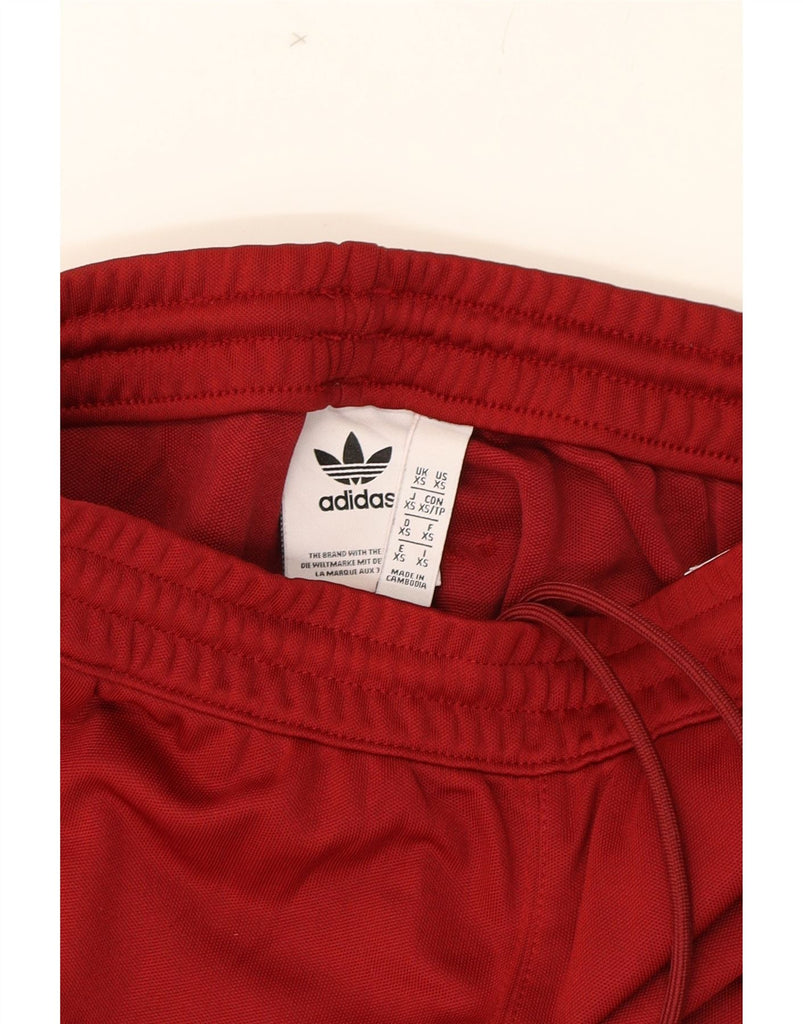 ADIDAS Mens Tracksuit Trousers Joggers XS  Red Cotton Vintage Adidas and Second-Hand Adidas from Messina Hembry 
