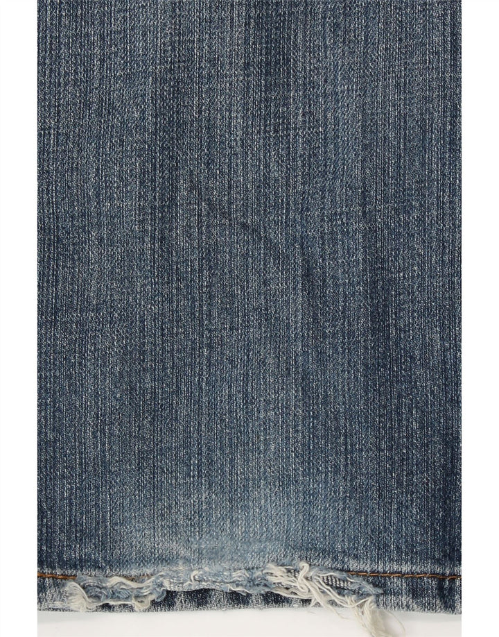 Levi's Mens 505 Straight Jeans W34 L32 Blue Cotton