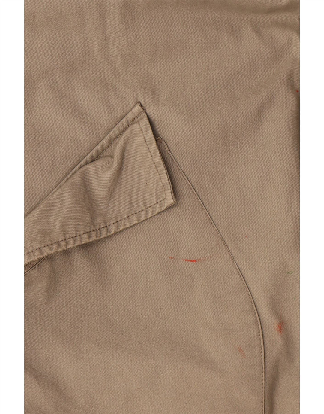 Humor Mens Hooded Parka Jacket UK 40 Large Beige Cotton