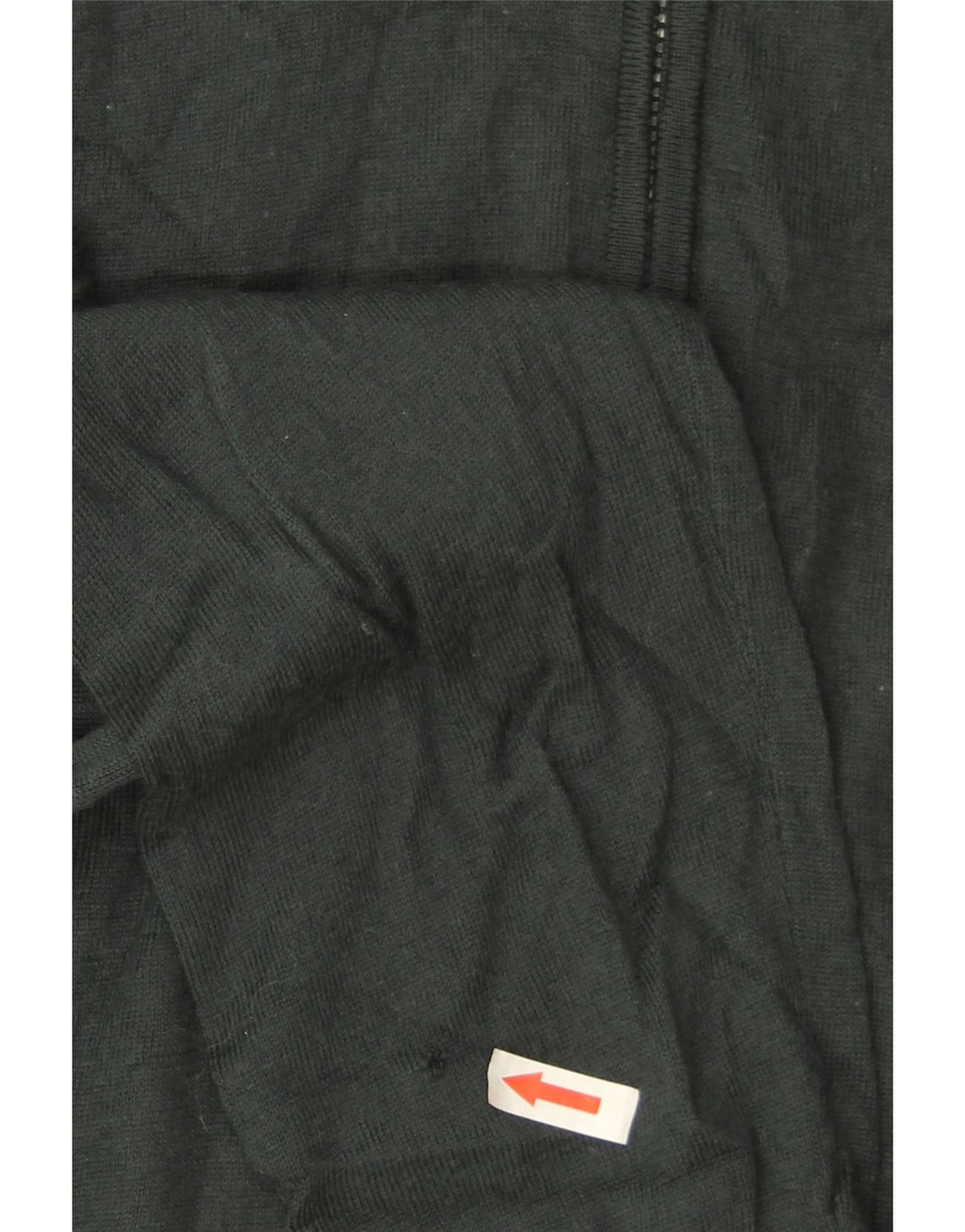 Marks & Spencer Mens Zip Neck Jumper Sweater Large Green Merino Wool