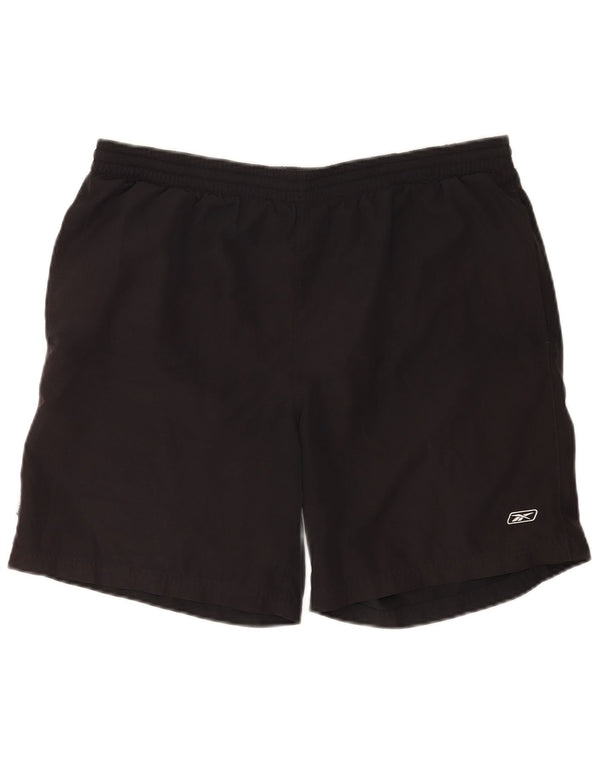 Reebok Mens Swimming Shorts Medium Black Polyester