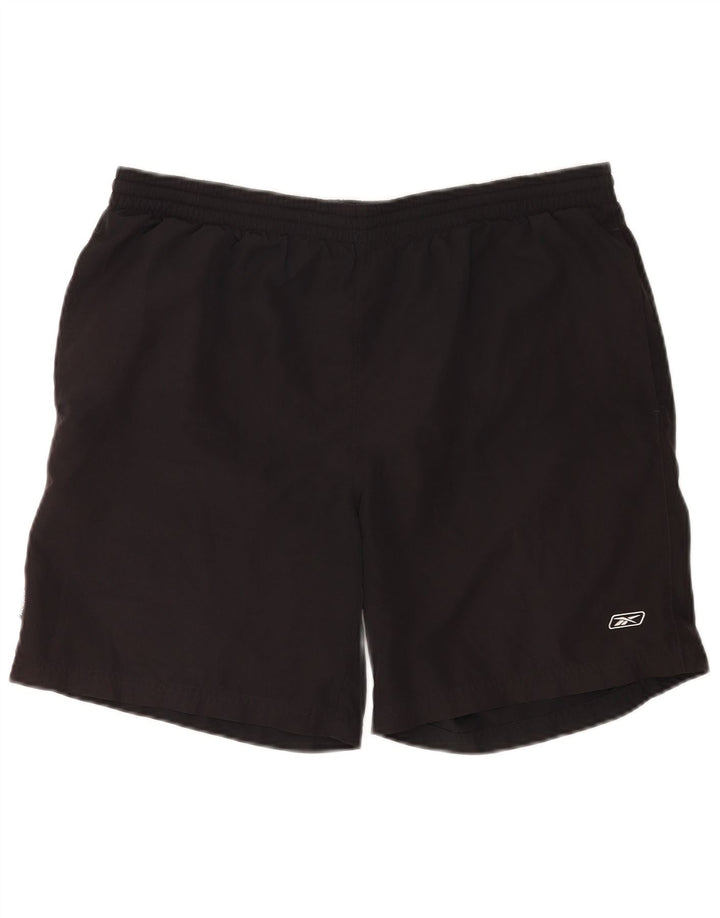 Reebok Mens Swimming Shorts Medium Black Polyester