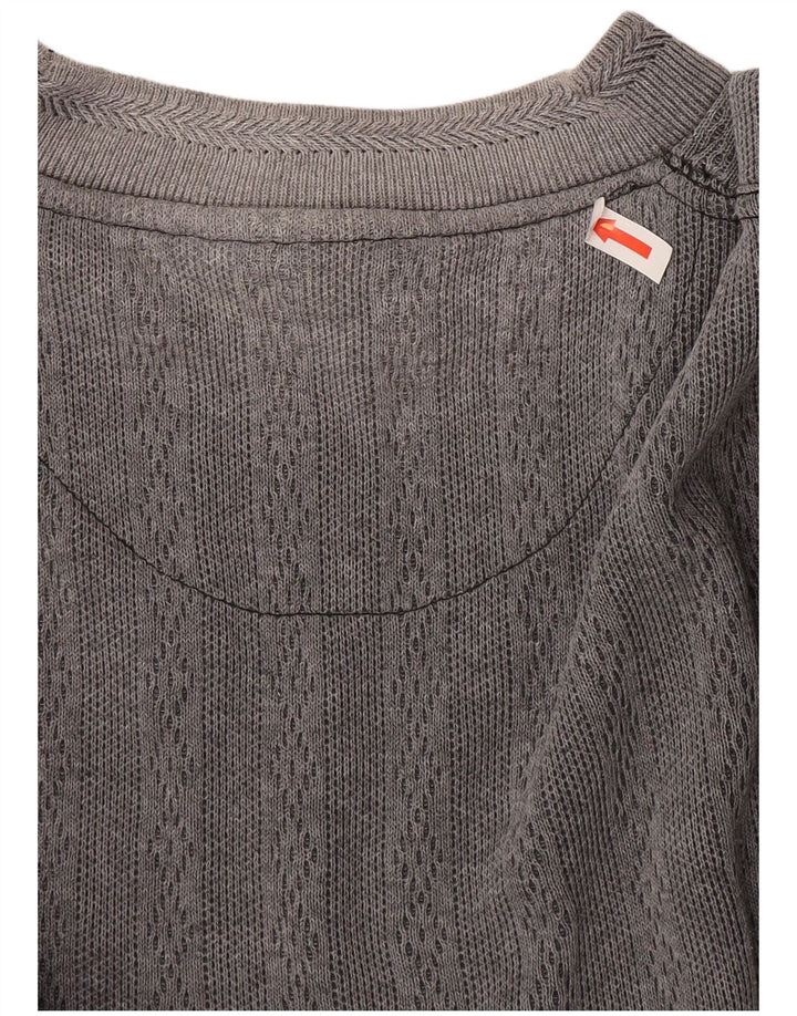 Jean Pierre Mens Top Long Sleeve Large Grey