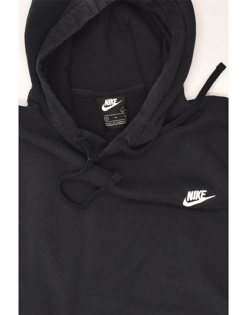 NIKE Mens Hoodie Jumper XL Black Cotton | Vintage Nike | Thrift | Second-Hand Nike | Used Clothing | Messina Hembry 