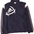 Adidas Mens Graphic Tracksuit Top Jacket Medium Navy Blue Colourblock