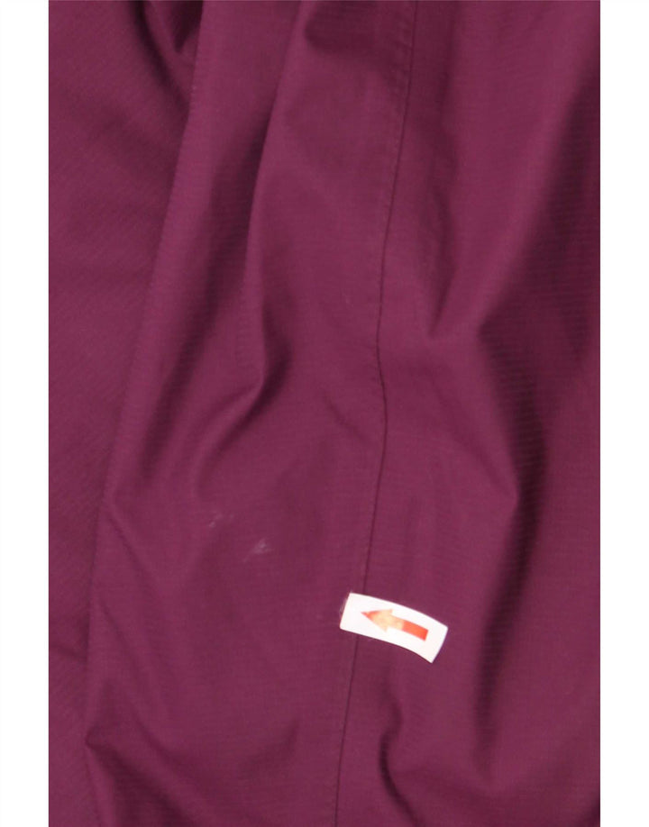 Sprayway Womens Hooded Windbreaker Jacket UK 14 Large Maroon Polyester