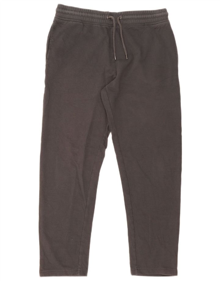 Marks & Spencer Mens Tracksuit Trousers Medium  Grey Cotton