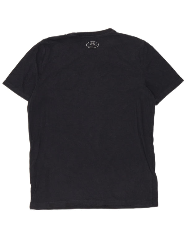 Under Armour Boys Heat Gear Graphic T-Shirt Top 11-12 Years Large  Black