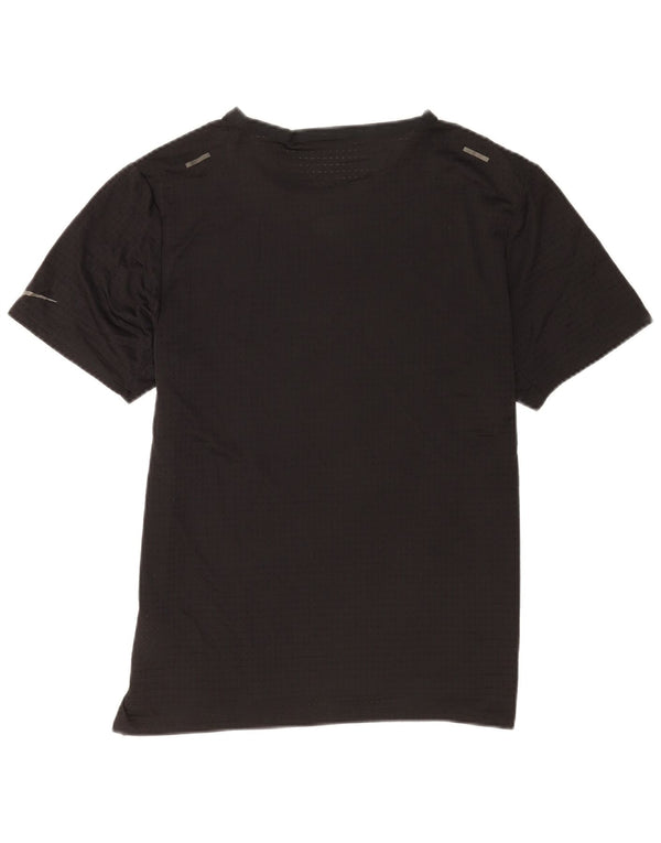 Nike Womens Dri Fit Abstract Pattern T-Shirt Top UK 14 Large Black