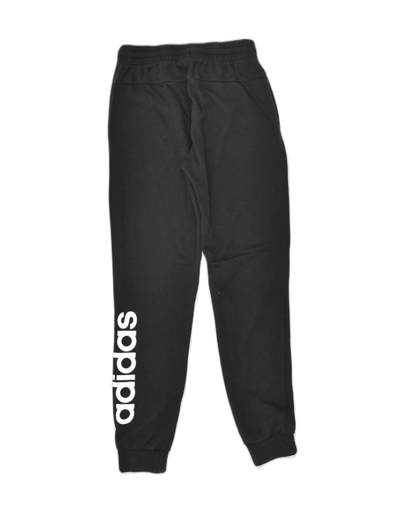 ADIDAS Womens Tracksuit Trousers Joggers UK 8/10 Small Black Cotton | Vintage Adidas | Thrift | Second-Hand Adidas | Used Clothing | Messina Hembry 