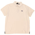 Helly Hansen Mens Polo Shirt XL Off White Polyester