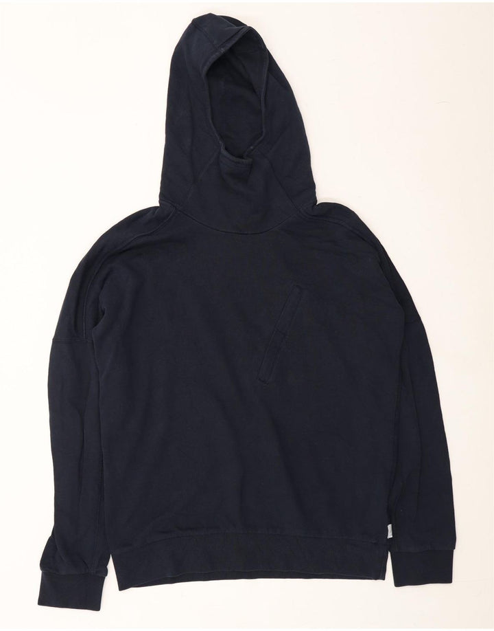 FRENCH CONNECTION Mens Hoodie Jumper Large Navy Blue Cotton Vintage French Connection and Second-Hand French Connection from Messina Hembry 