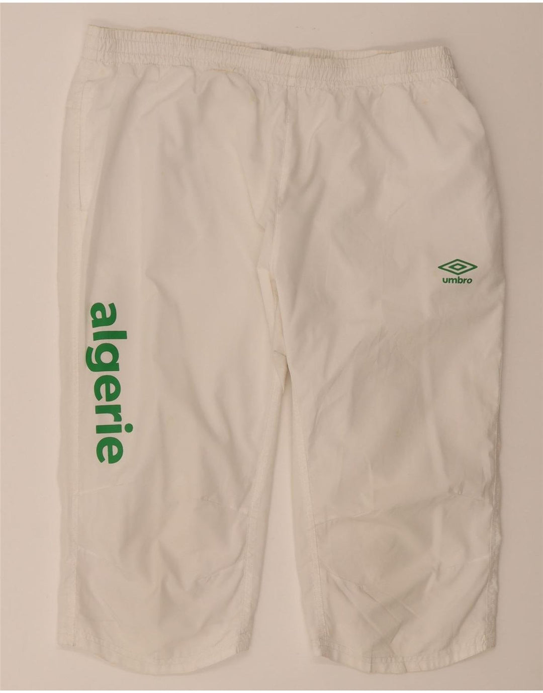 Umbro Mens Graphic Bermuda Sport Shorts 2XL White Polyester