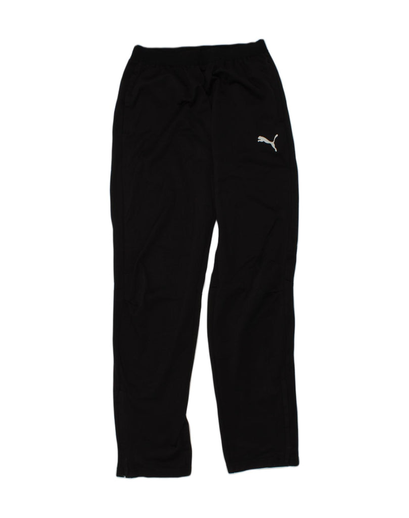 PUMA Boys Tracksuit Trousers 11-12 Years Black Polyester | Vintage Puma | Thrift | Second-Hand Puma | Used Clothing | Messina Hembry 