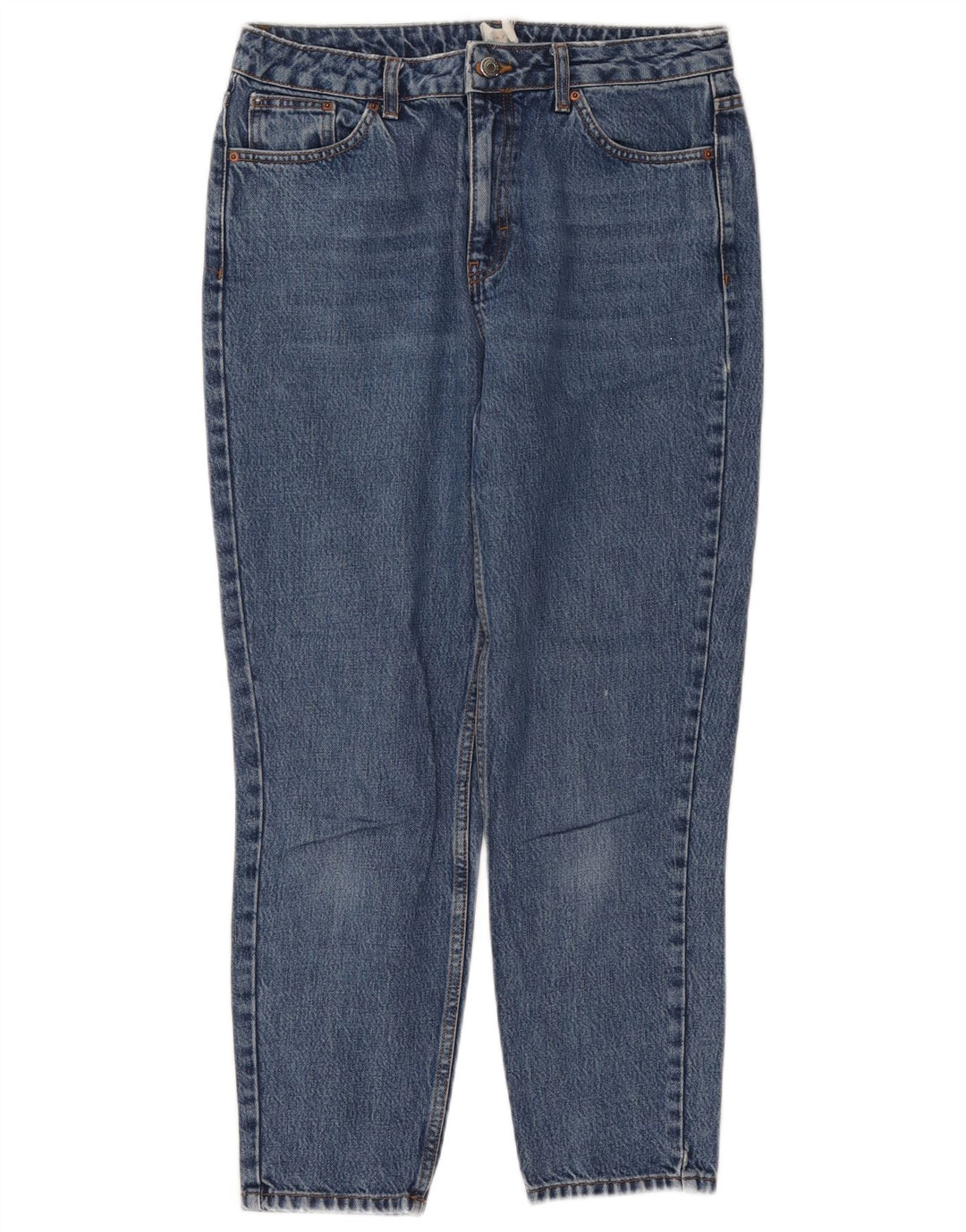 Topshop Womens Mom Slim Jeans W30 L26 Blue Cotton
