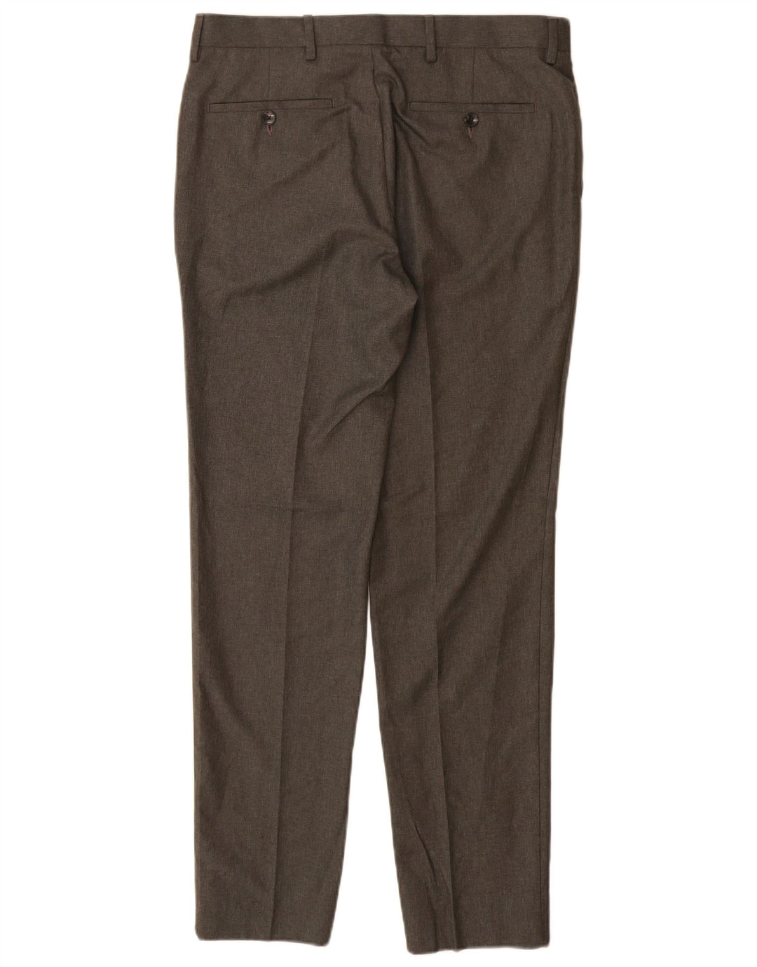 Marks & Spencer Mens Skinny Casual Trousers W32 L31 Grey Polyester