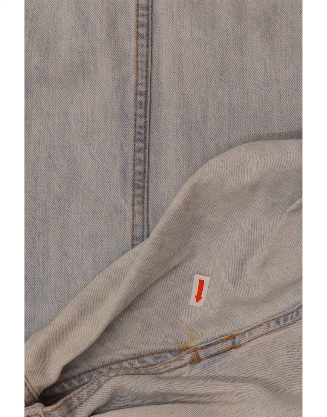 Zara Womens Oversized Denim Playsuit UK 16 Large Blue Cotton