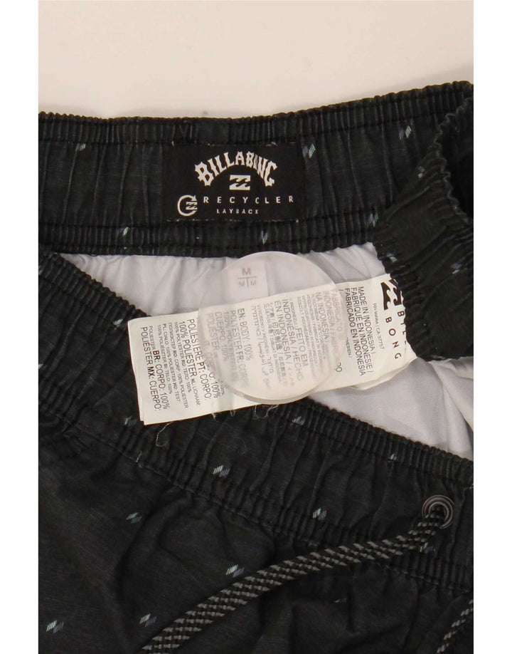 Billabong Mens Swimming Shorts Medium  Khaki Spotted Polyester