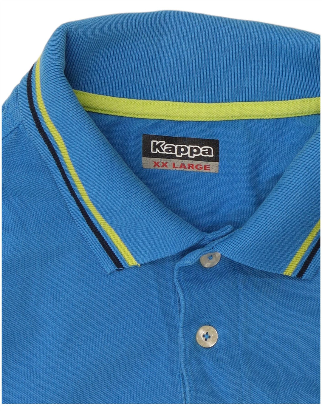 Kappa Mens Polo Shirt 2XL Blue